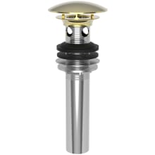 Solid Brass Dome Cap Drain with Overflow