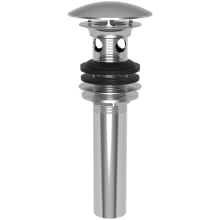 Solid Brass Dome Cap Drain with Overflow
