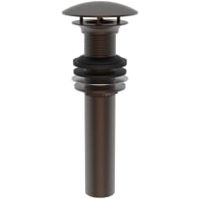 Polished Dome Cap Drain without Overflow