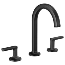 Kintsu 1.2 GPM Widespread Lavatory Faucet with High Arc Spout - Less Pop-Up Drain and Handles