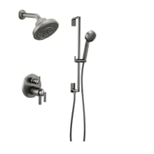 Levoir Thermostatic Shower System with Shower Head and Hand Shower - Rough-in Valve Included