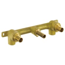 Rough In for Two-Handle Wall-Mounted Tub Filler
