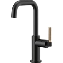 Litze Single Handle Square Arc Bar Faucet with Knurled Handle - Limited Lifetime Warranty