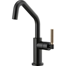 Litze Single Handle Angled Spout Bar Faucet with Knurled Handle - Limited Lifetime Warranty