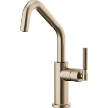 Litze Single Handle Angled Spout Bar Faucet with Knurled Handle - Limited Lifetime Warranty