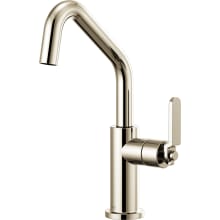 Litze Single Handle Angled Spout Bar Faucet with Industrial Handle - Limited Lifetime Warranty