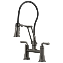 Rook 1.8 GPM Bridge Kitchen Faucet with Articulating Arm - Limited Lifetime Warranty