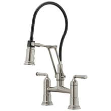 Rook 1.8 GPM Bridge Kitchen Faucet with Articulating Arm - Limited Lifetime Warranty