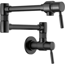 Euro 4 GPM Wall Mounted Single Hole Pot Filler Faucet