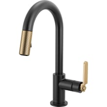 Litze 1.8 GPM Single Hole Pull Down Kitchen Faucet