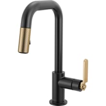 Litze 1.8 GPM Single Hole Pull Down Kitchen Faucet