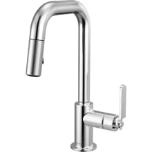 Litze 1.8 GPM Single Hole Pull Down Kitchen Faucet