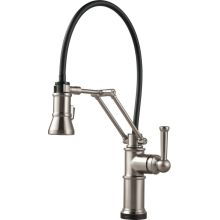 Artesso Pull-Down Kitchen Faucet with Dual Jointed Articulating Arm, Magnetic Docking Spray Head and On/Off Touch Activation - Limited Lifetime Warranty
