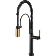 Litze 1.8 GPM Single Hole Pre-Rinse Pull Down Kitchen Faucet