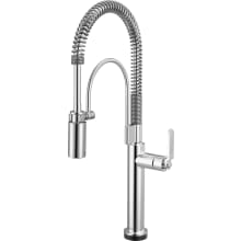 Litze 1.8 GPM Single Hole Pre-Rinse Pull Down Kitchen Faucet