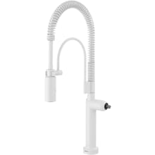 Odin 1.8 GPM Semi-Professional Kitchen Faucet with On/Off Touch Activation and Two-function Wand - Less Handle