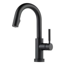 Solna Pull-Down Bar Faucet with On/Off Touch Activation and Hidden Magnetic Docking Spray Head - Includes Lifetime Warranty (5 Year on Electronic Parts)