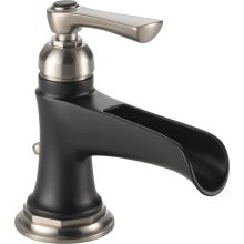Rook Waterfall Single Hole Bathroom Faucet with Pop-Up Drain Assembly - Limited Lifetime Warranty