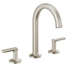 Kintsu 1.5 GPM Widespread Lavatory Faucet with Arc Spout - Less Pop-Up Drain and Handles