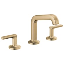 Kintsu 1.5 GPM Widespread Lavatory Faucet with Angled Spout - Less Pop-Up Drain and Handles