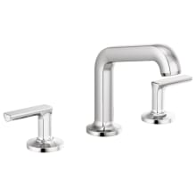 Kintsu 1.5 GPM Widespread Lavatory Faucet with Angled Spout - Less Pop-Up Drain and Handles