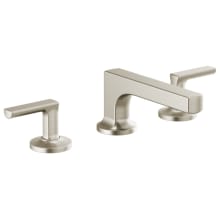Kintsu 1.5 GPM Widespread Lavatory Faucet with Low Spout - Less Pop-Up Drain and Handles