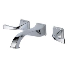 Virage 1.5 GPM Wall Mounted Widespread Bathroom Faucet with Grid Drain - Limited Lifetime Warranty