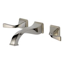 Virage 1.5 GPM Wall Mounted Widespread Bathroom Faucet with Grid Drain - Limited Lifetime Warranty