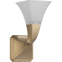 Virage 11" Single Light Up Lighting Wall Sconce with Square Fluted Glass Diffuser
