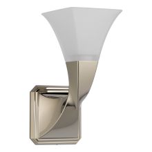 Virage 11" Single Light Up Lighting Wall Sconce with Square Fluted Glass Diffuser