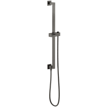 Essential 30" Linear Square Slide Bar with Hose and Integrated Wall Supply