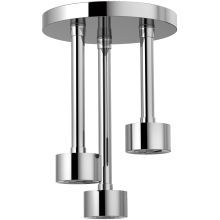 Essential 1.75 GPM Single Function Ceiling Mount Pendant Raincan Shower Head with H2Okinetic Technology