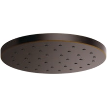 Essential 2.5 GPM 14" Single Function Round Metal Raincan Shower Head with H2Okinetic Technology