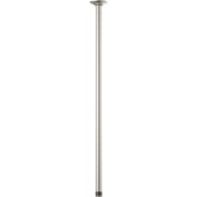 Essential 24" Ceiling Mounted Shower Arm with Round Flange