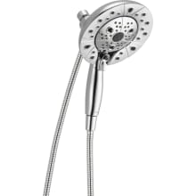 Hydrati 2-in-1 1.75 GPM Multi Function Shower Head and Hand Shower Package with Integrated diverter and Shower Hose