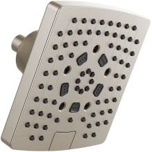 Essential 2.5 GPM H2OKinetic Square Multi-Function Showerhead