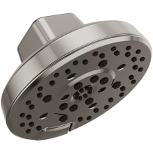 Levoir 1.75 GPM 4 Function Shower Head with H2Okinetic Technology and TouchClean