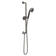 Litze 1.75 GPM Multi Function Hand Shower Package - Includes Hand Shower, Slide Bar, Hose, and Wall Supply