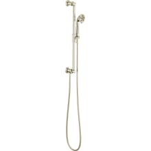 Atavis 1.75 GPM Multi Function Hand Shower Package with Included Slide Bar, Hose, and Wall Supply - Limited Lifetime Warranty