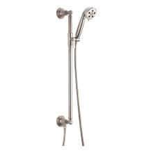 Rook 1.75 GPM Multi Function Hand Shower Package - Includes Slide Bar, Hose, and Wall Supply