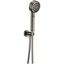 Levoir 1.75 GPM Multi Function Hand Shower Package with H2Okinetic Technology - Includes Hose, Holder and Wall Supply