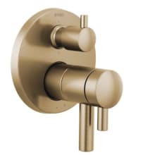 Odin Thermostatic Valve Trim with Integrated Volume Control and 6 Function Diverter for Three Shower Applications - Less Rough-In