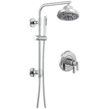 Levoir Thermostatic Shower Column Shower System with Shower Head and Hand Shower - Rough-in Valve Included