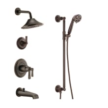 Rook Thermostatic Tub and Shower System with Shower Head and Hand Shower - Rough-in Valve Included
