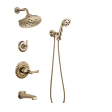 Rook Pressure Balanced Tub and Shower System with Shower Head and Hand Shower - Rough-in Valve Included
