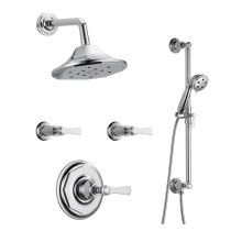 Sensori Custom Thermostatic Shower System with Showerhead, Volume Controls, and Handshower - Valves Included