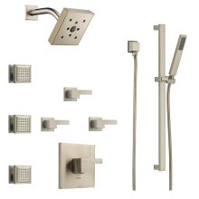 Sensori Custom Thermostatic Shower System with Showerhead, Volume Controls, Body Sprays, and Hand Shower - Valves Included
