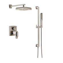 Vettis Thermostatic Shower System with Shower Head and Hand Shower - Rough-in Valve Included