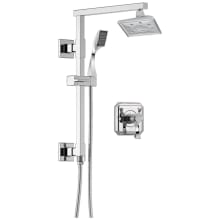 Virage Thermostatic Shower Column Shower System with Shower Head and Hand Shower - Rough-in Valve Included