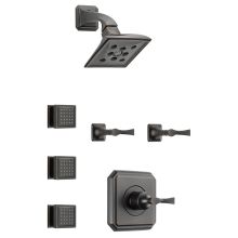 Sensori Custom Thermostatic Shower System with Showerhead, Volume Controls, and Body Sprays - Valves Included